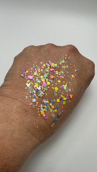 Neon Glow Pop - Chunky Glitter Gel